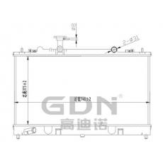 GDN.6.MA.004M-23 馬自達(dá) 鋁質(zhì)散熱器